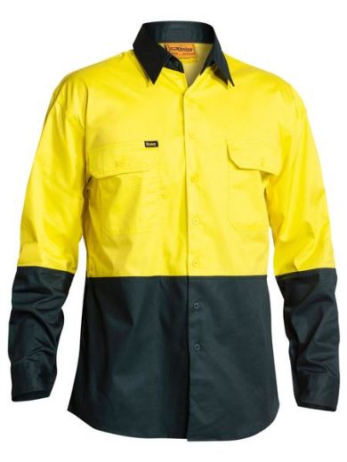 Picture of BISLEY Hi Vis Cool Lightweight  Drill Shirt